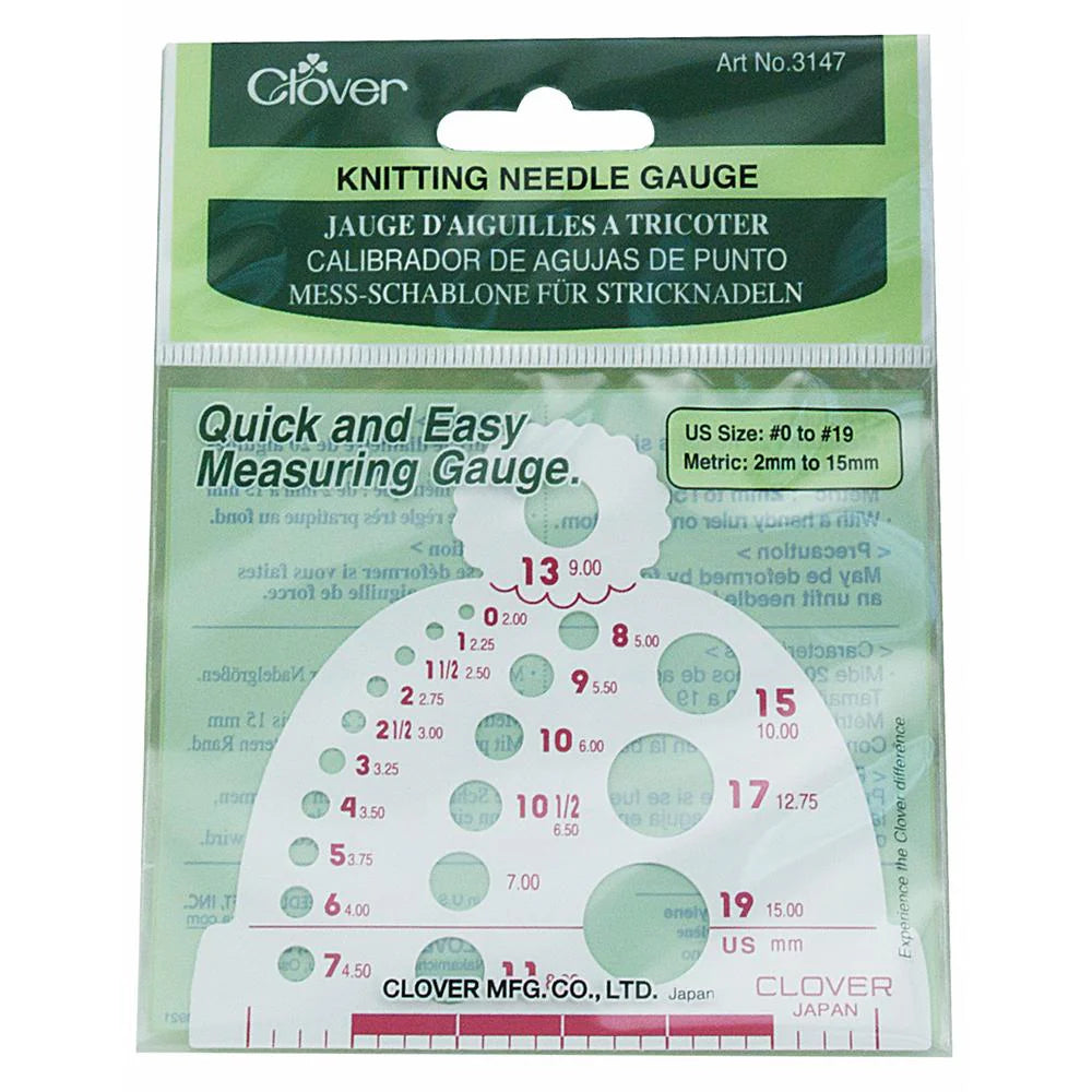 Knitting Needle Gauge