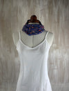 Liberty of London infinity loop Jersey Scarf in Poppyseed Dreams