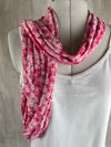 Liberty of London infinity Loop Jersey Scarf in Trev in Pink