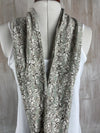 Liberty of London Jersey Infinity Scarf in Grey Floral