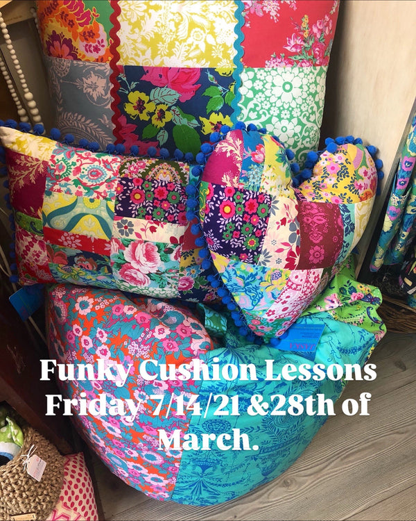 Cushion making workshop: Every Friday of March