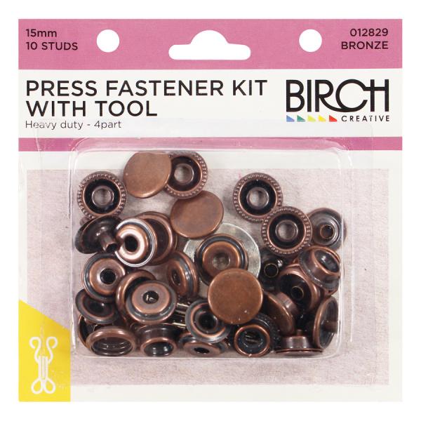 Heavy Duty Press Fastener Kit with Tool