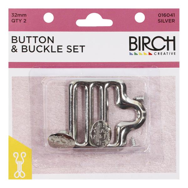 Button and Buckle Set