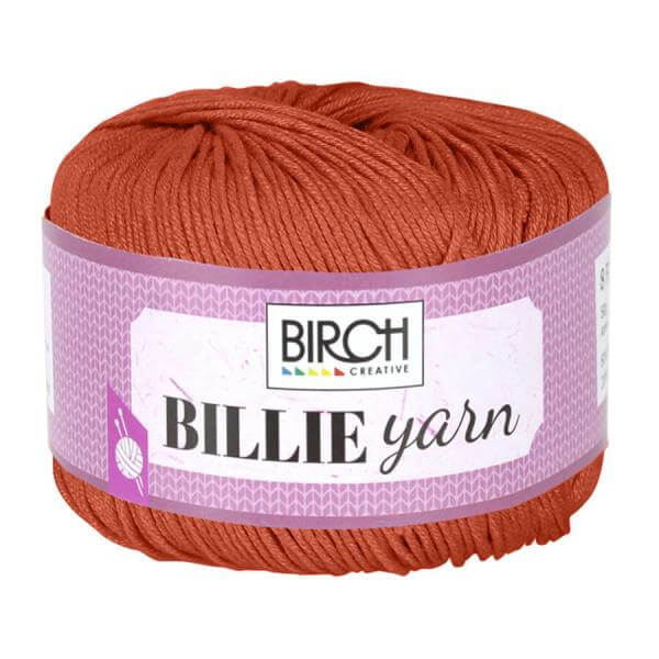 Billie Yarn 50g 80% Bamboo 20% Wool pictured in Hazel Orange