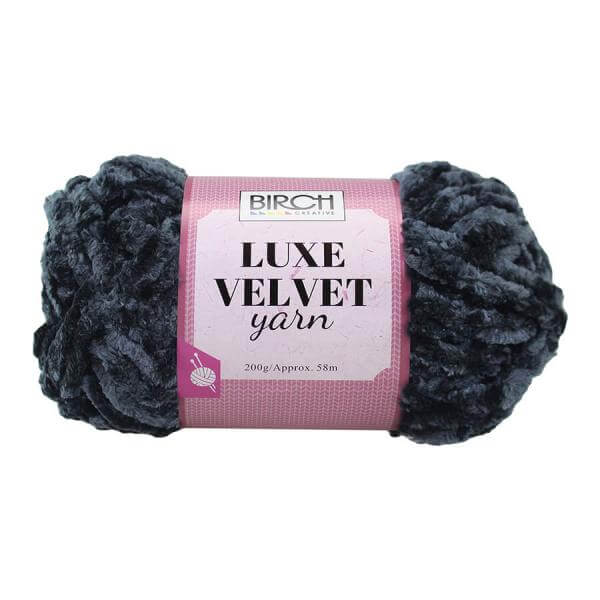 Luxe Velvet Yarn 200g in After Dark