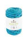 Bright Blue recycled cotton tubular 4mm DMC Nova Vita Yarn