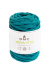 Teal recycled cotton tubular 4mm DMC Nova Vita Yarn