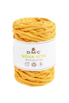 Yellow recycled cotton tubular 4mm DMC Nova Vita Yarn