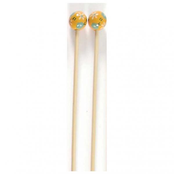 Hand Painted Bamboo Knitting Needles