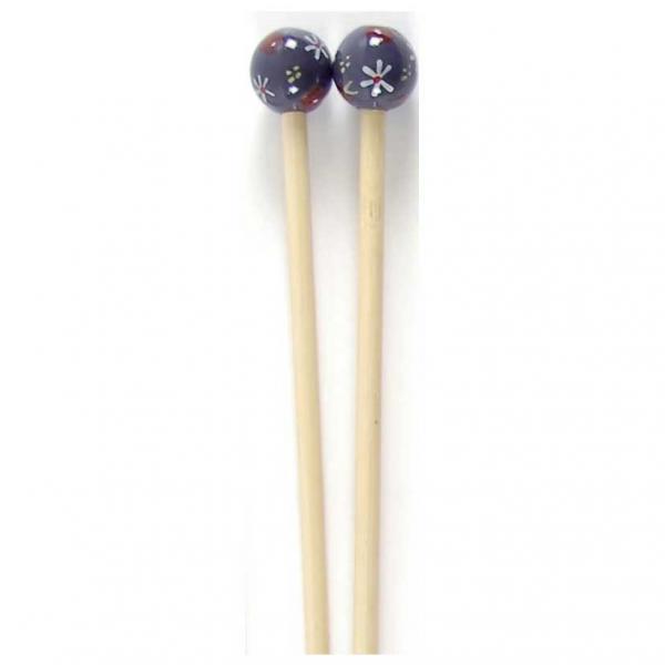 Hand Painted Bamboo Knitting Needles