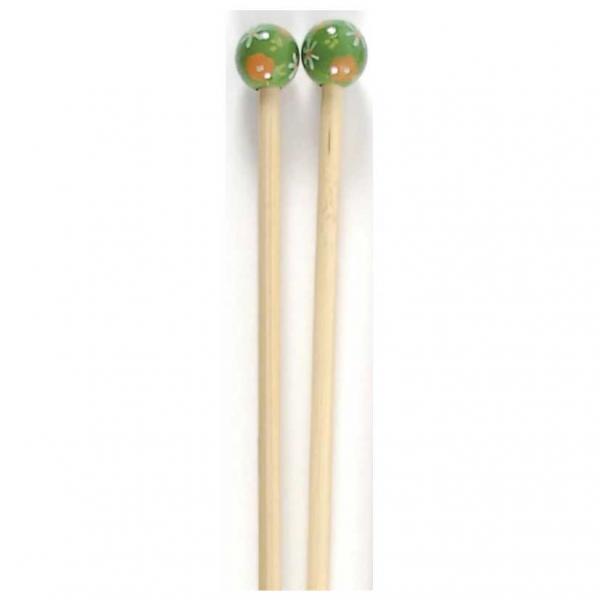 Hand Painted Bamboo Knitting Needles