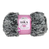 Lola 100g Polyester Yarn in Silver Fox