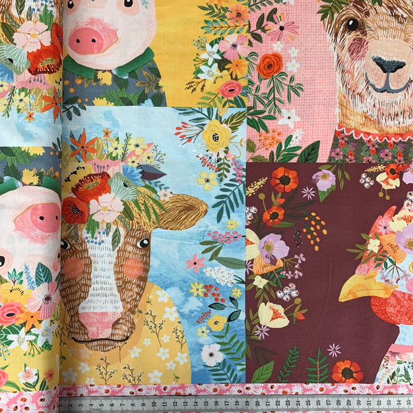 Mia Charro "Farm Friends" Fabric Collection