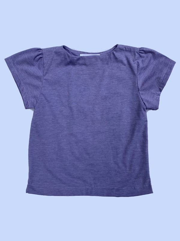 Girls Handmade Lilac Jersey T-Shirt