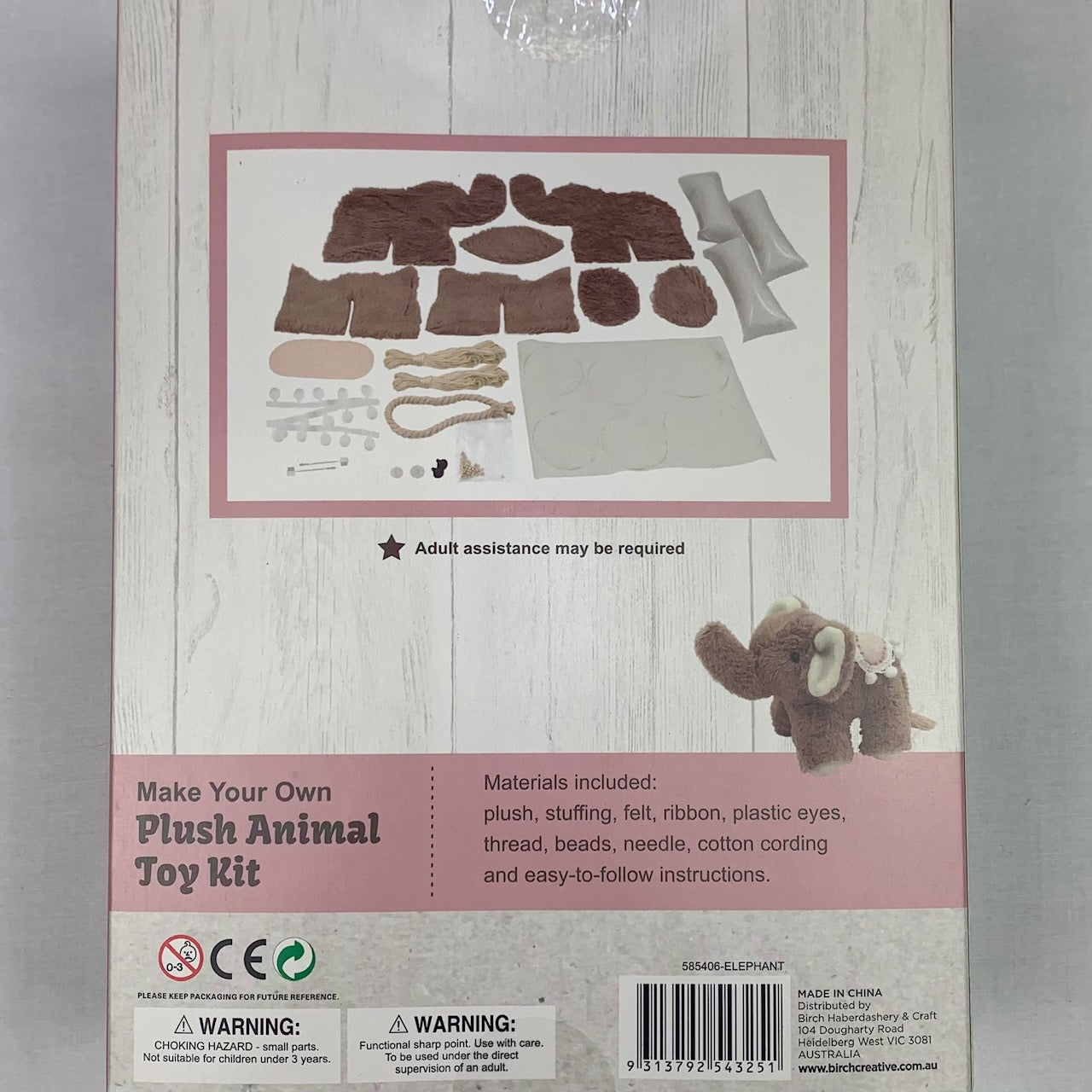 Birch Make Your Own Plush Toy Kits