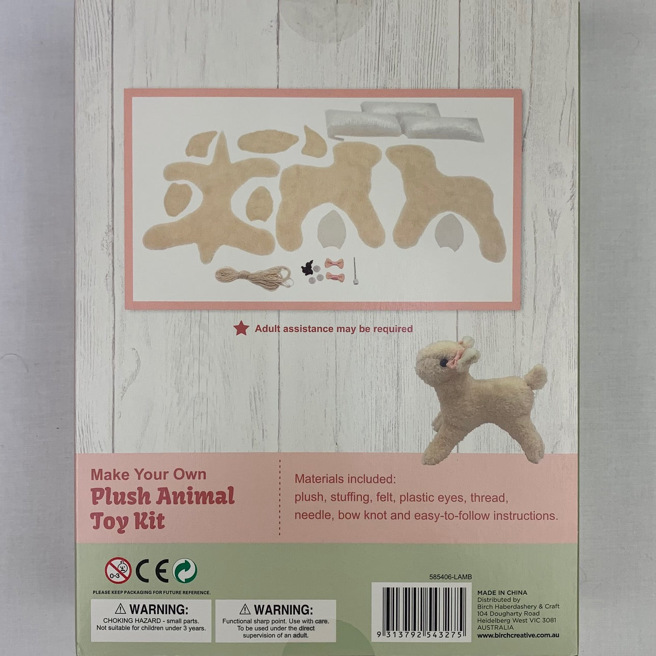 Birch Make Your Own Plush Toy Kits