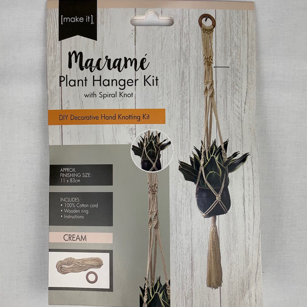 Macrame Plant Hanger Kit