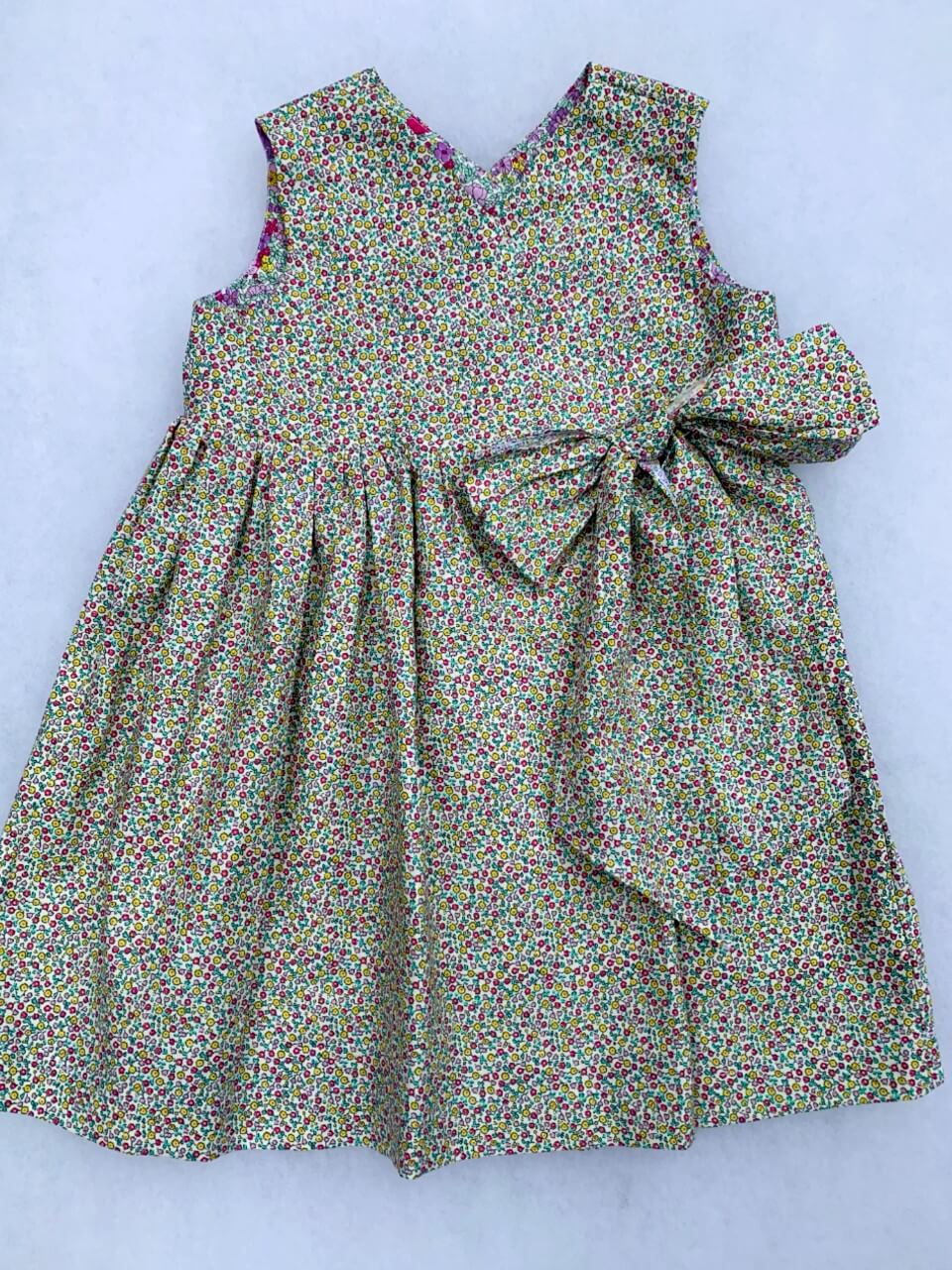 Girls Handmade Liberty Suffolk Fields Dress