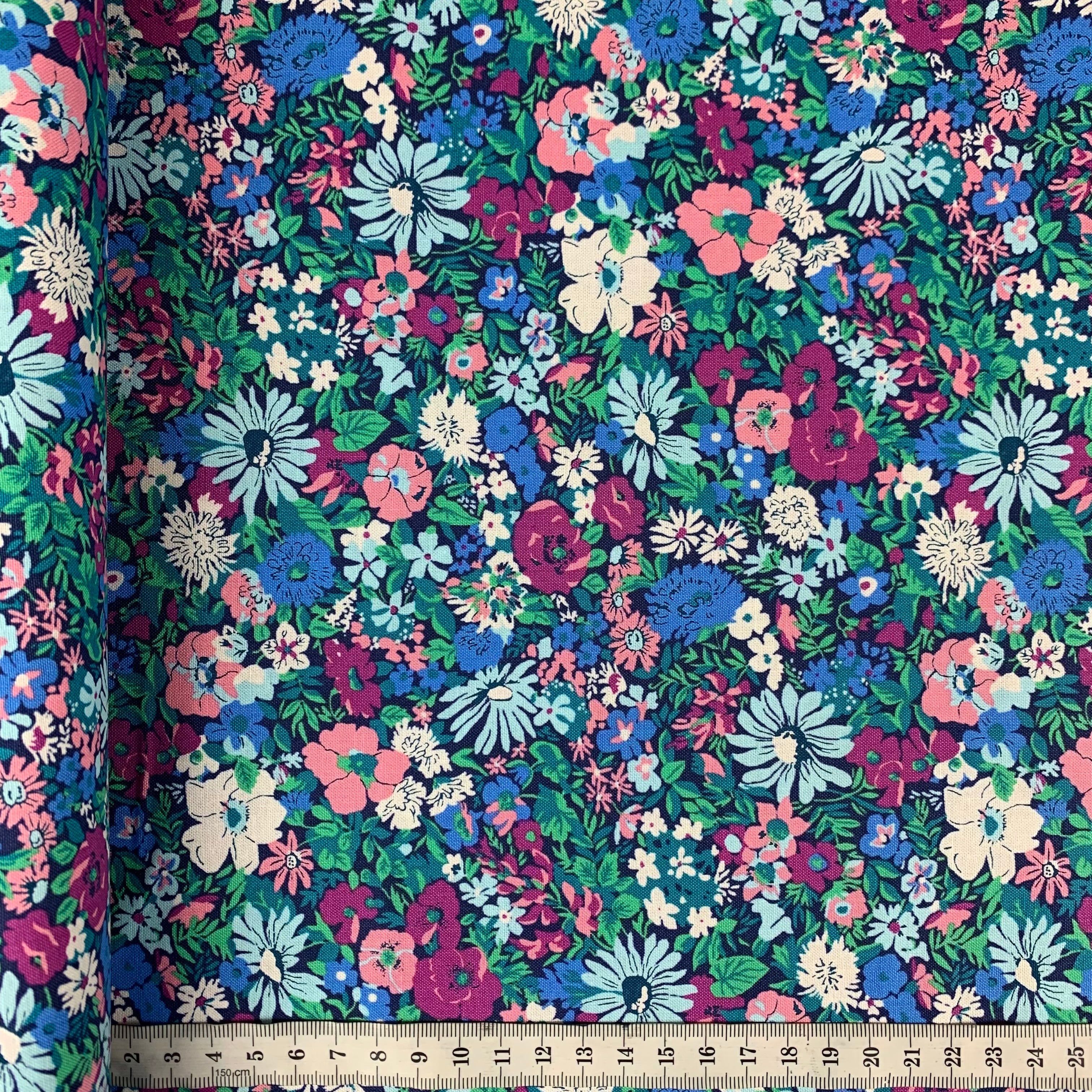 Liberty “Flower Show Midnight Garden” Collection Fabrics