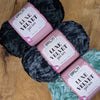 3 balls of Luxe Velvet Polyester Yarn 200g