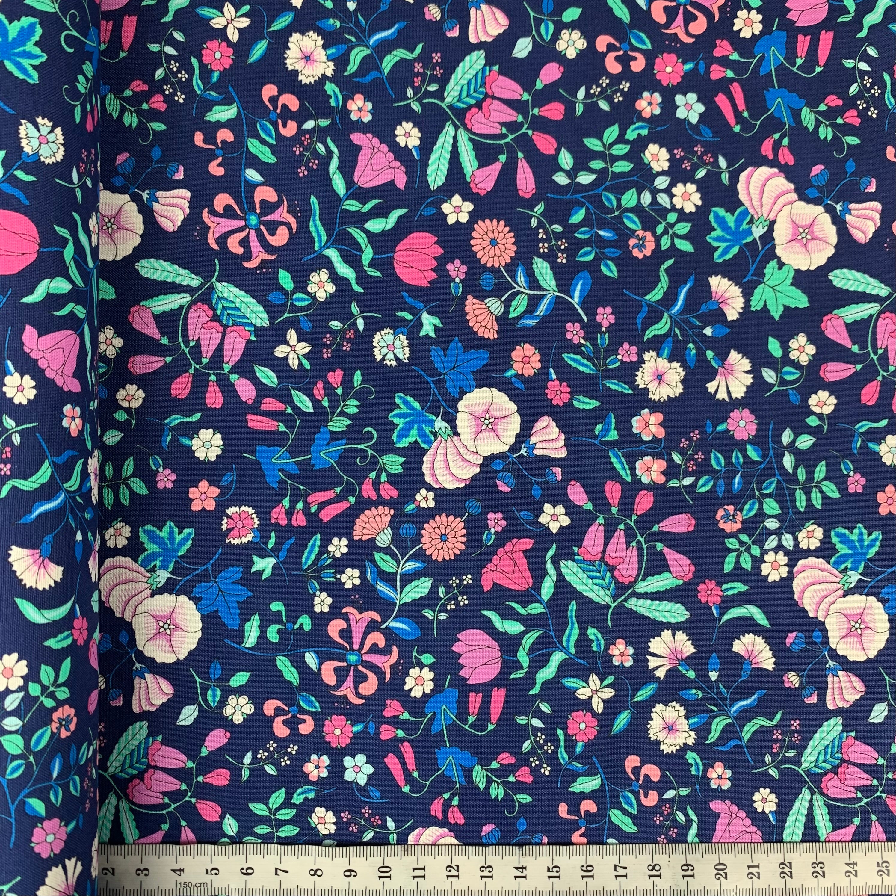 Liberty “Flower Show Midnight Garden” Collection Fabrics