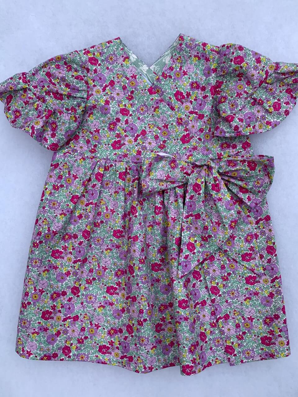 Girls Handmade Liberty Flower Show Dress