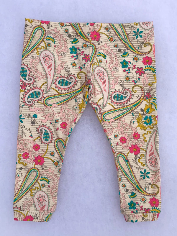 Girls Handmade Paisley Leggings